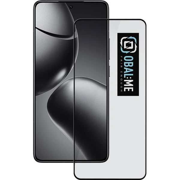 OBAL:ME 5D Tvrdené Sklo pre Xiaomi 14T/14T Pre čierne - Ochranné fólie a sklo - Hlavný obrázok