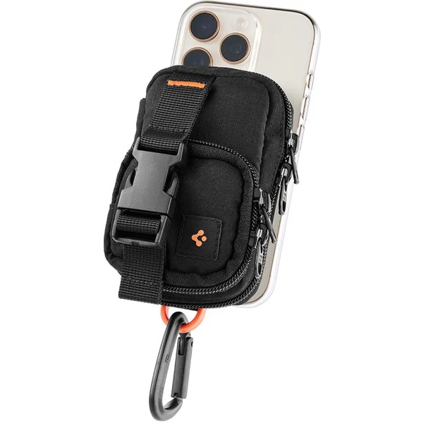 Spigen Portable Organizer Pouch SnapZip MagSafe organizér čierny - Organizéry - Obrázok 9563079c963a48159f271d8b2e284a1d