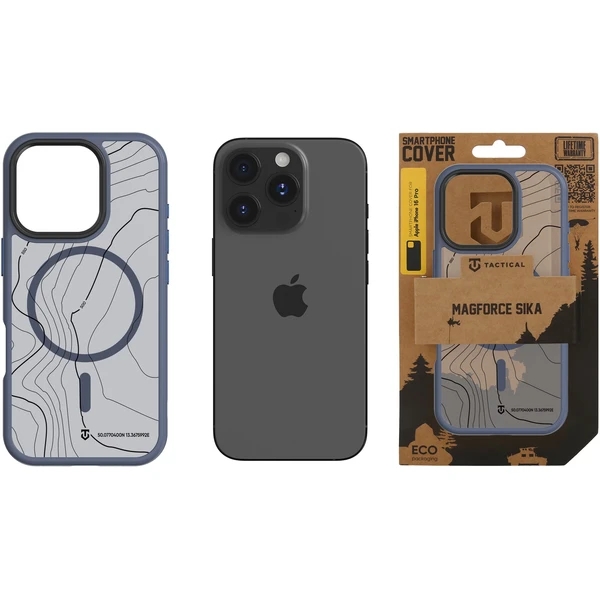 Tactical MagForce Hyperstealth Sika kryt iPhone 16 Pro Deep Blue - Puzdra - Obrázok 956d6879a3a74b49b26ca74e1a1706ec