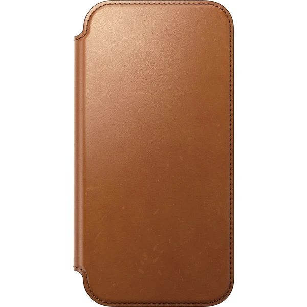 Nomad Modern Leather Folio (Horween) MagSafe kožené puzdro iPhone 17 Pro Max/18 Pro Max Saddle - Puzdra - Obrázok 9574efd964b74983a68389b9815ed472