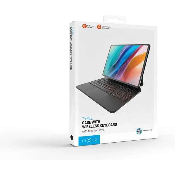 FIXED Typee púzdro s bezdrôtovou klávesnicou Apple iPad Pro 11" M5 2025/M4 2024, EN, čierna - Puzdra s klávesnicou - Obrázok 958e64f4f4cc4cd2b1d09825f6eae341