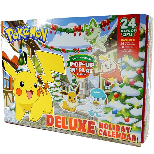 Adventný kalendár Deluxe Pokémon 2024