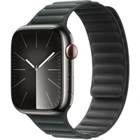 Apple Watch 49/45/44/42mm listovo zelený magnetický ťah S/M - Remienky