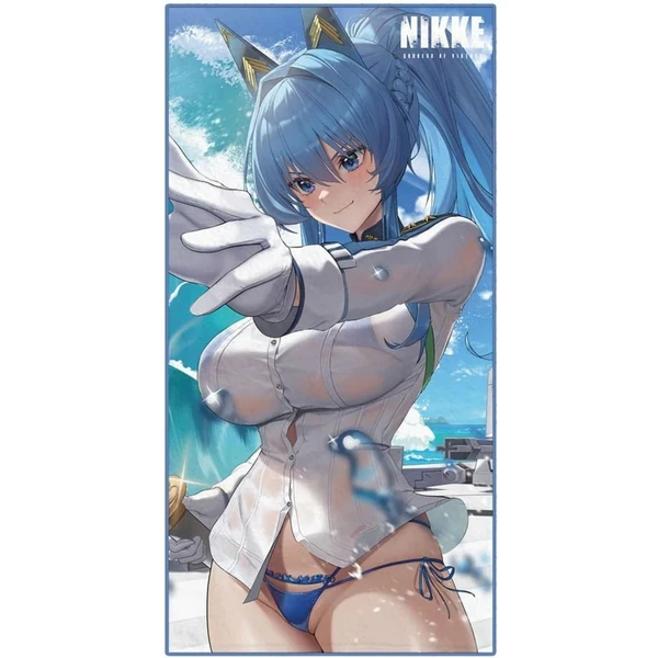 Uterák Sakami Merchandise Goddess of Victory: Nikke - Helm Ver. 02 150 x 75 cm - Uteráky a osušky - Hlavný obrázok