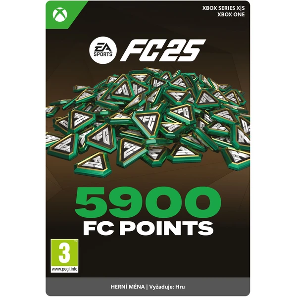 EA Sports FC 25 - 5900 FC Points (Xbox Series/Xbox One) - Digitálne hry na Xbox Series - Hlavný obrázok
