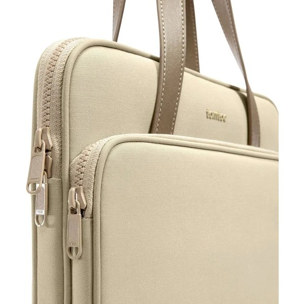 tomtoc Shoulder Bag 14" a 13" MacBook Pro / Air khaki - Tašky - Obrázok 95W0000601