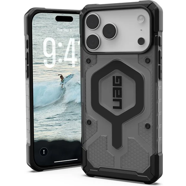 UAG Pathfinder Clear Magsafe kryt iPhone 17 Pro Max dymový/čierny - Puzdra - Hlavný obrázok