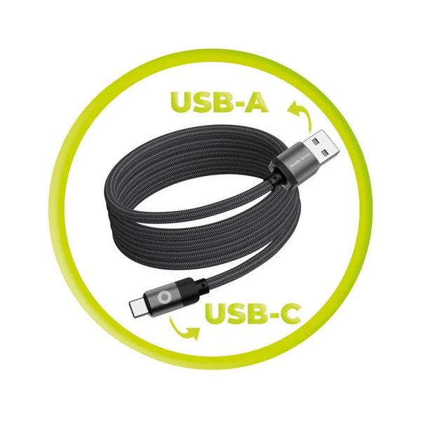 Mobile Origin Magnetic Patent Original Cable USB-A to USB-C 1m, black - Káble - Obrázok 95be35b39ca54a2b9c2f5af73de1fd4d