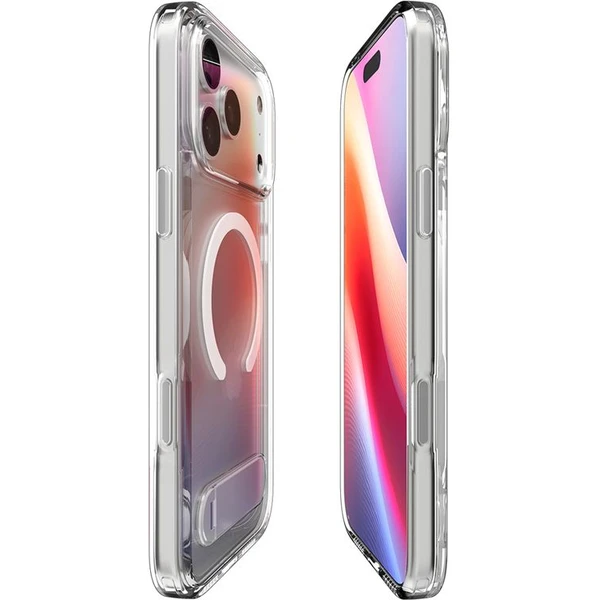 Spigen Ultra Hybrid S MagSafe kryt iPhone 17 Pro Max clear white - Puzdra - Obrázok 95d6f41ff579418aa40b38ce254449dc