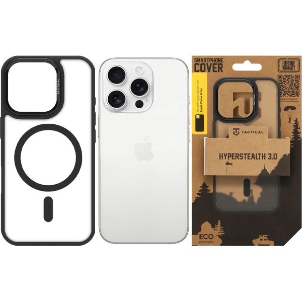 Tactical MagForce Hyperstealth 3.0 Kryt pre Apple iPhone 16 Pro Asphalt - Puzdra - Obrázok 960aea4e00cd436ca683cc9e3cb5fc23