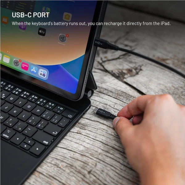 FIXED Typee puzdro s klávesnicou iPad Pro 12,9" (18-22)/iPad Pro 13"/iPad Air 13" (24-26), CZ, - Puzdra s klávesnicou - Obrázok 9614bf89a28b4f6580b6f4f42a0fd2db