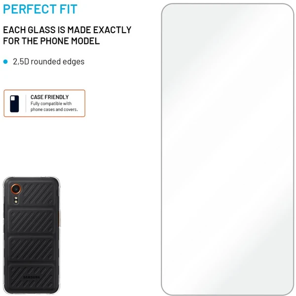 FIXED 2,5D tvrdené sklo Samsung Galaxy Xcover 7 Pre číre - Ochranné fólie a sklo - Obrázok 964a72afb2284ed193ea0cf02f2a964f