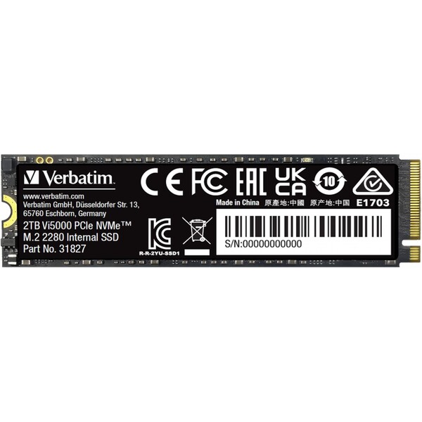 E-shop VERBATIM SSD Vi5000 Internal PCIe NVMe M.2 SSD 2TB