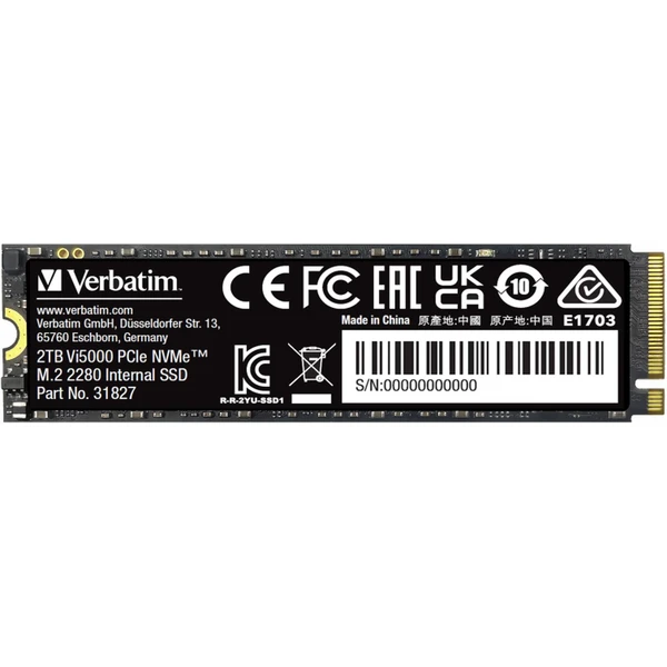 VERBATIM SSD Vi5000 Internal PCIe NVMe M.2 SSD 2TB - SSD - Hlavný obrázok