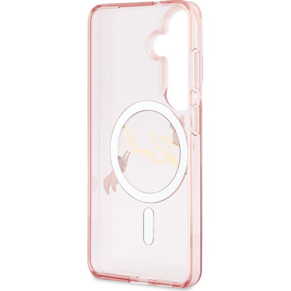 Karl Lagerfeld IML Choupette Karl Script Logo Magnetický kryt Samsung Galaxy S26 ružový - Puzdra - Obrázok 966bbab4eb00432283cc42842f1b3f59