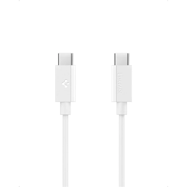 Spigen Essential USB-C/USB-C napájací kábel 60W 1m biely - Káble a redukcie - Obrázok 966ed702ffd34230b3cccfa770e532b1