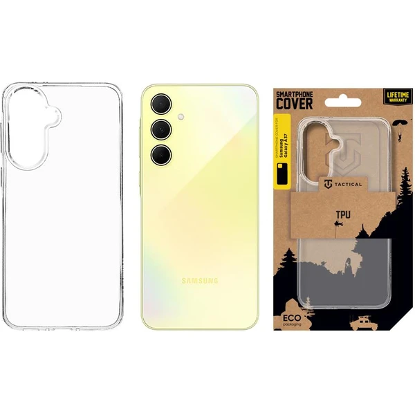 Taktický TPU obal Samsung Galaxy A37 priehľadný - Puzdra - Obrázok 966fd51e76f441c6a0dcf17a0784e398