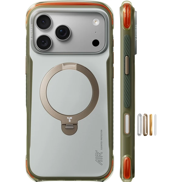 Torras Ostand Q3 Air Pro, alpská mramorová biela - iPhone 2026 Pro Max - Puzdra - Obrázok 9689539841834cd390c272f15ca8cd3c