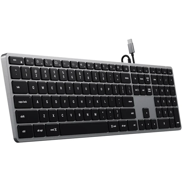 Satechi Slim W3 USB-C Backlit  - Klávesnice - Obrázok 96AT000501