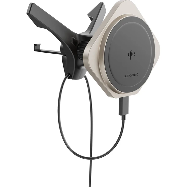 CubeNest SQ1C1 Qi2 (MagSafe) držiak do auta s nabíjaním titánový - Držiaky - Obrázok 96BC000K01