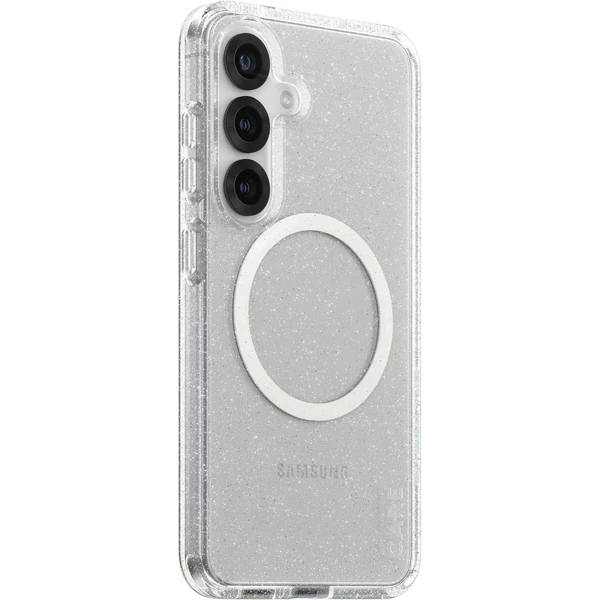 PanzerGlass® CARE kryt Samsung Galaxy S25 Star Lit trblietavý/biely QI - Puzdra - Hlavný obrázok