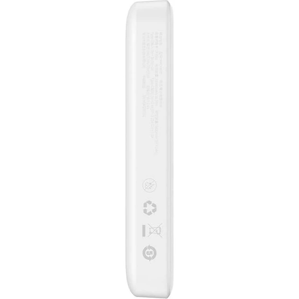 Baseus Power banka Mini s bezdrôtovým nabíjaním 10000 mAh 20W USB-C biela - Powerbanky - Obrázok 96X5000L01