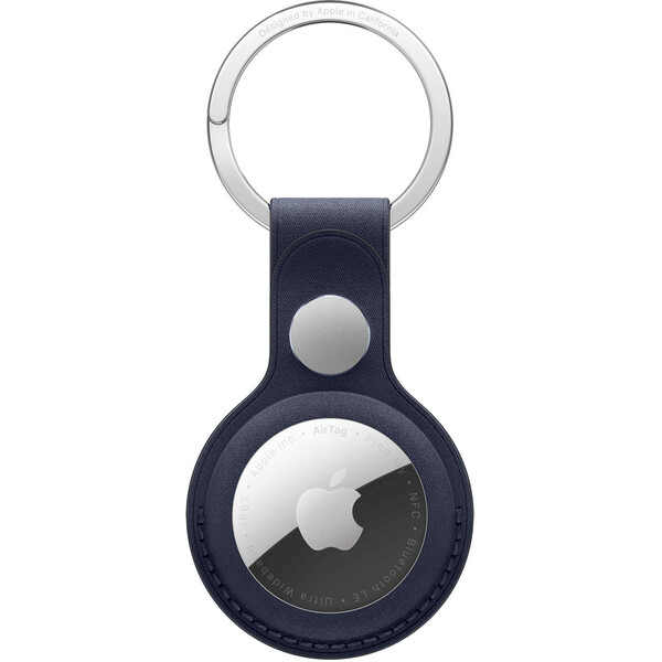 Apple FineWoven kľúčenka na AirTag námornícky modrá