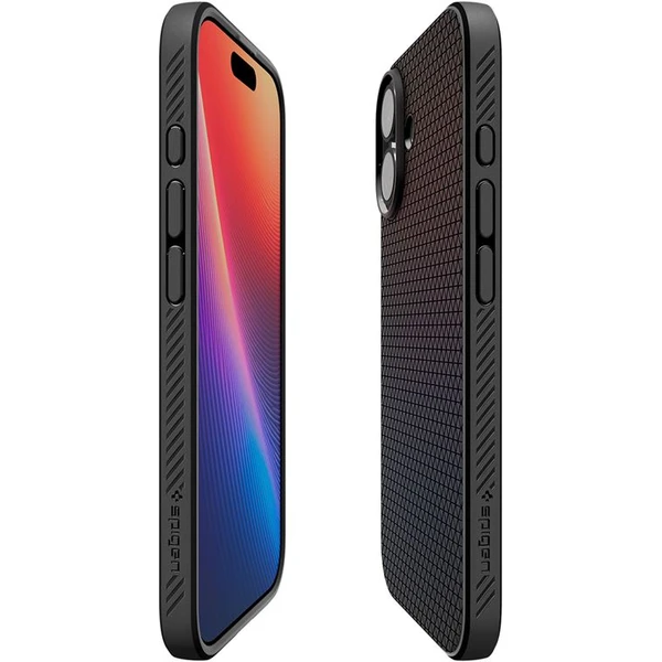 Spigen Liquid Air kryt iPhone 17 matte black - Puzdra - Obrázok 96a9d2f3f97c41b09aebd4fa1a2613d2