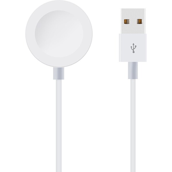 E-shop OBAL:ME USB-A nabíjací kábel pre Apple Watch biely