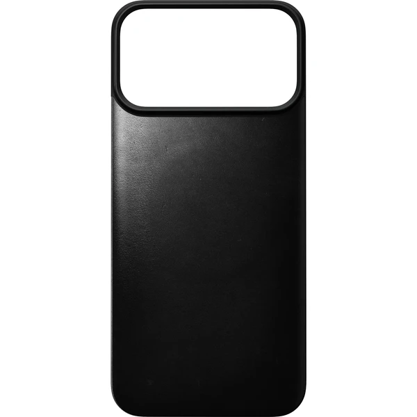 Nomad Magnetic Leather Back (Horween) MagSafe kožený kryt iPhone 17 Pro Max/18 Pro Max Black - Puzdra - Obrázok 96e39e4eaf3940cda054c816722a9a03