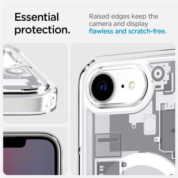 Spigen Ultra Hybrid MagSafe kryt iPhone 17e/16e zero one white - Puzdra - Obrázok 96ea23d044fb4dc8ad77f94bfcb7c315