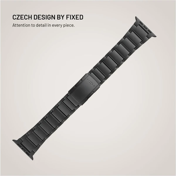 FIXED Titanium Strap titánový remienok Apple Watch 44/45/46/49mm, čierny - Remienky - Obrázok 96ec47ac371d40edaaad51fb09fa6637
