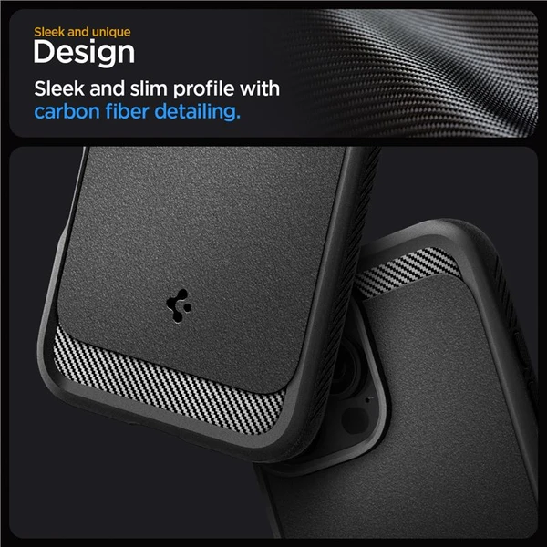 Spigen Rugged Armor MagSafe kryt iPhone 16 Pro matte black - Puzdra - Obrázok 96f5e5c8ca114f1bac1d738ba03cc943