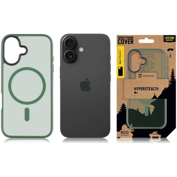 Tactical MagForce Hyperstealth Kryt pre iPhone 16 Forest Green - Puzdra - Obrázok 96f6580b721c4e6d982ec1d81cb78abe