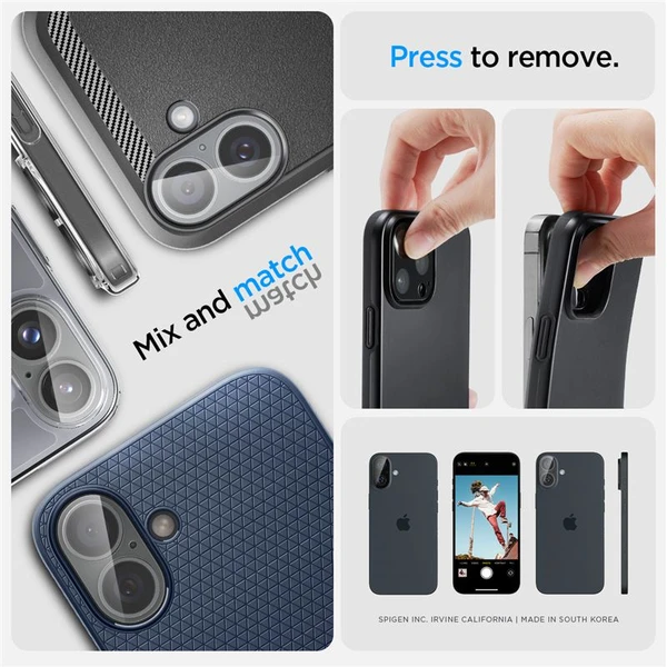 Spigen Glass tR Optik sada skiel iPhone 16/16 Plus číra (2-pack) - Ochranné fólie a sklo - Obrázok 96f699fd01fc4af2b386d546f756e6e7