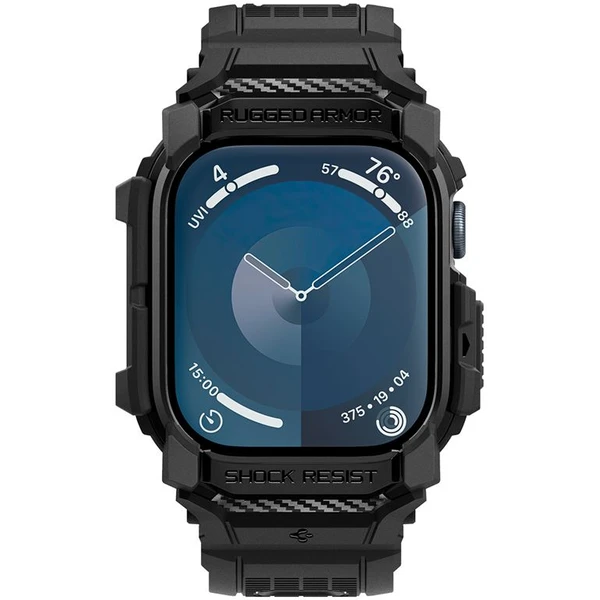 Spigen Rugged Armor Pro remienok s puzdrom Apple Watch 10/11 (42mm) matne čierny - Remienky - Obrázok 970f0120489948158d196291486484bb