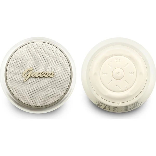 Guess Script Metal Logo Bluetooth reproduktor 5W Gold - Slúchadlá - Obrázok 9713351074ae4d21a03112d24b45d3b5