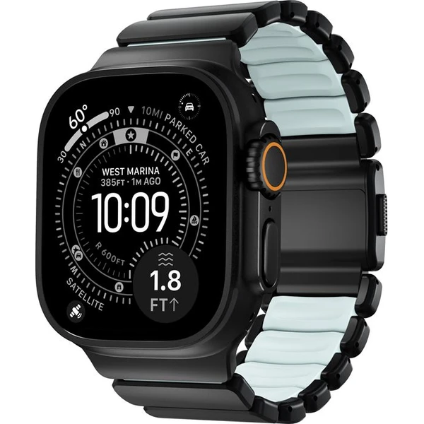 Nomad Stratos Band FKM remienok Apple Watch 45/46/49mm Black Titanium/Icy Blue - Remienky - Obrázok 9718bed0034a41eb90b4bd73d0c0bd44