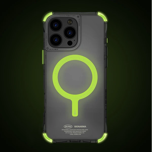 SKINARMA Saido Niteglow Mag-Charge kryt iPhone 16 Pre číry - Puzdra - Obrázok 971bd96991454556aeb13cbaab49423b