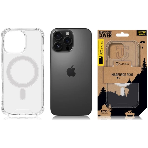 Tactical MagForce Plyo Kryt pre Apple iPhone 16 Pro Max číry - Puzdra - Obrázok 972f84da22a444d78a61ba0234c09479