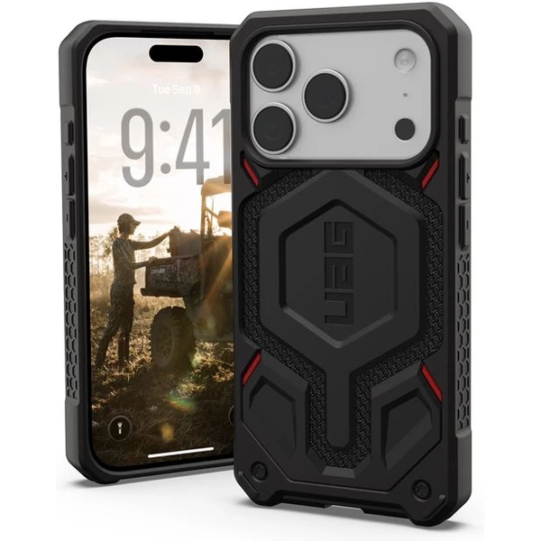 UAG Monarch Pro MagSafe Kevlar kryt iPhone 17 Pro čierny - Puzdra - Hlavný obrázok