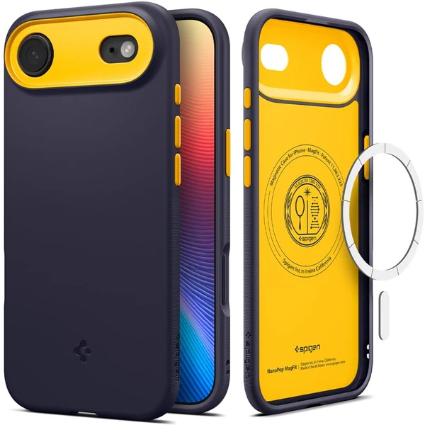 Spigen Nano Pop MagSafe kryt iPhone Air blueberry navy - Puzdra - Hlavný obrázok