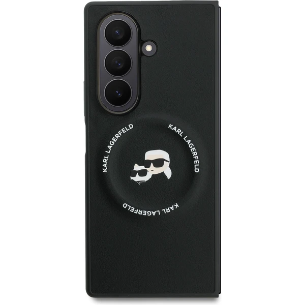 Karl Lagerfeld PU Karl and Choupette Heads Magnetic kryt Samsung Galaxy Z Fold 7 čierny - Puzdra - Obrázok 976e3a746f214a7483f7e12e1b7be730