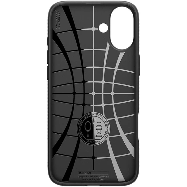 Spigen Liquid Air kryt iPhone 16 Plus matte black - Puzdra - Obrázok 978395412777428490fbea7e62103a78