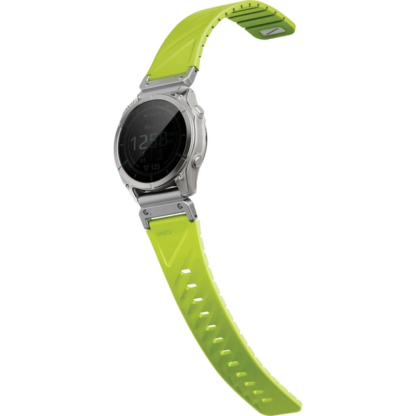 UNIQ Fluo Magnetický remienok pre Garmin (Quick Release/QuickFit 22 mm) Dark Lime - Remienky - Hlavný obrázok