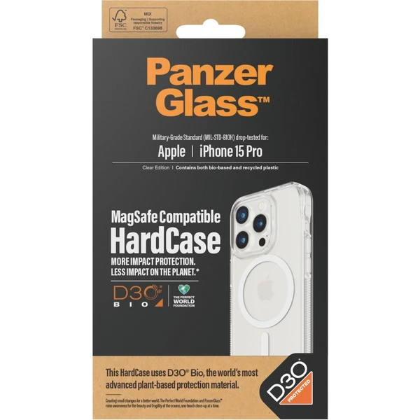 PanzerGlass HardCase MagSafe D30 Apple iPhone 15 Pro - Puzdra - Obrázok 97TS100501