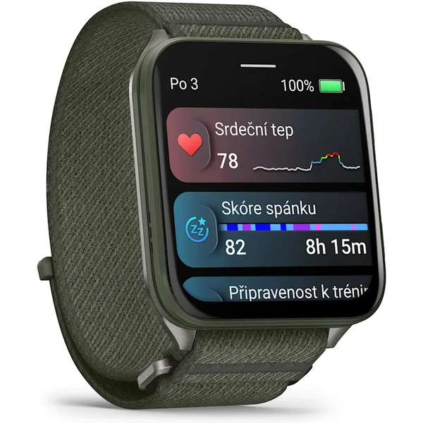 Garmin Venu X1 múdre hodinky s remienkom ComfortFit zelené - Inteligentné hodinky - Obrázok 97UF000P01