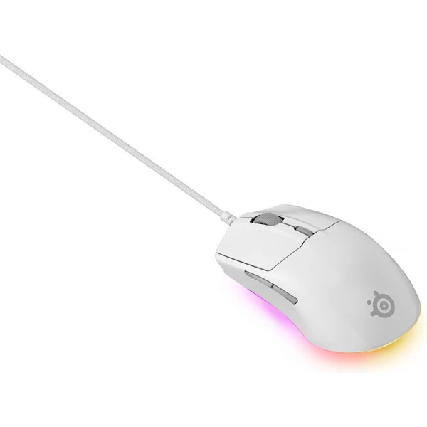 SteelSeries Rival 3 Gen 2 herná myš biela - Myši - Obrázok 97VG000L01