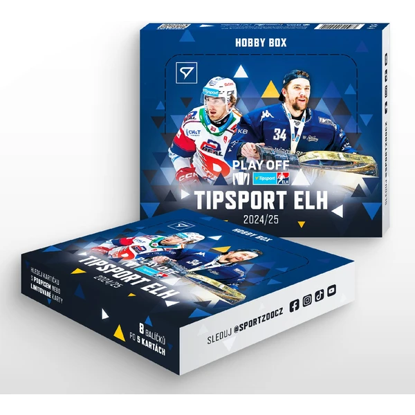 Hokejové karty SportZoo Tipsport ELH 2024/25 Play Off Hobby Box - Hokejové karty - Obrázok 97YF000K01