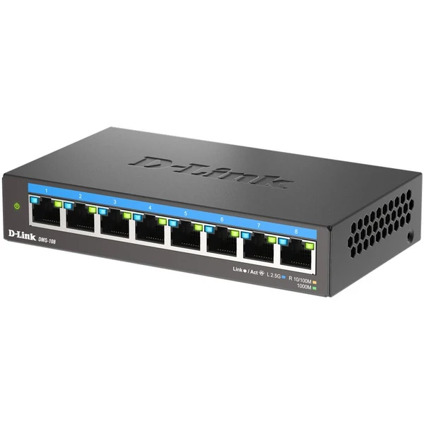 D-Link 8-Port Multi-Gigabit Unmanaged Switch - Switche - Obrázok 97YI000K01